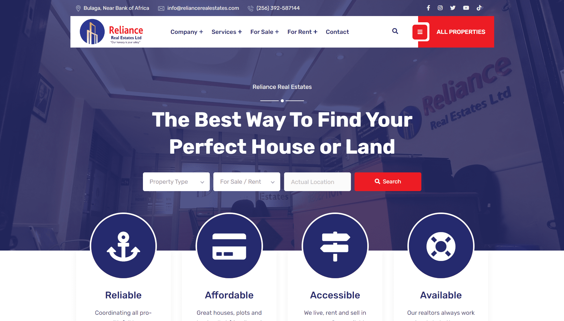 XILEF Portfolio – Reliance Real Estates (Uganda)