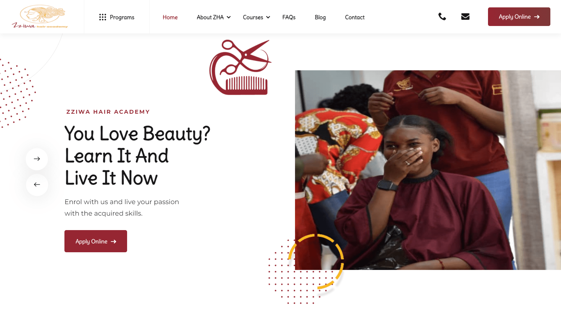 XILEF Portfolio – Zziwa Hair Academy (Uganda)